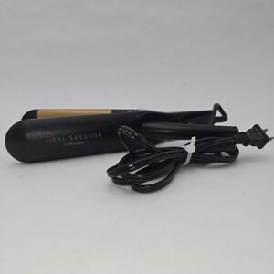 Vidal Sassoon Pro Gold VS195 Flat Iron‎ Hair Straightener Adjustable Settings